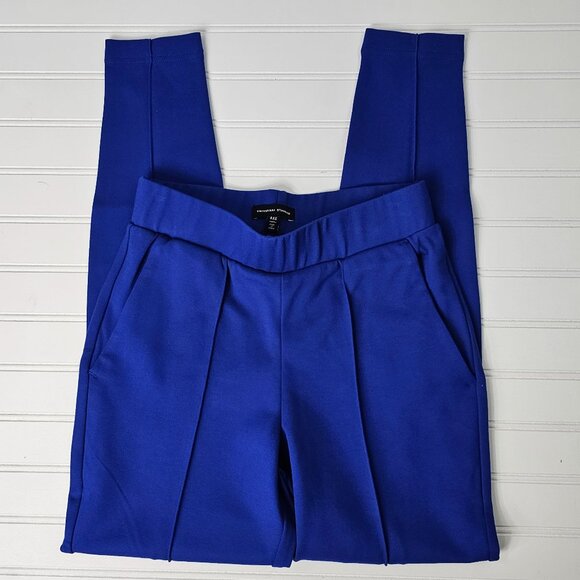 Universal Standard Women's Blue Pintuck Point Tapered Ankle Pants Size XS NWT - Picture 3 of 14